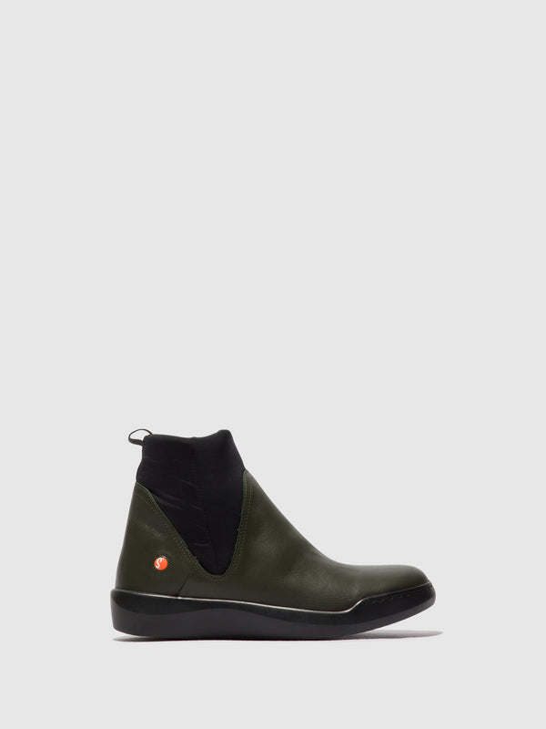 Chelsea Ankle Boots BETH655SOF MILITARY W/ BLACK NEOPRENE